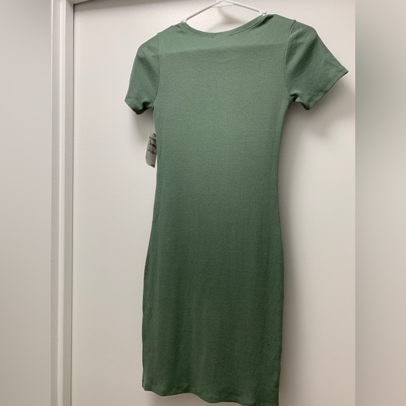 NWT Open Edit Ribbed Bodycon Dress XS - Picture 3 of 5
